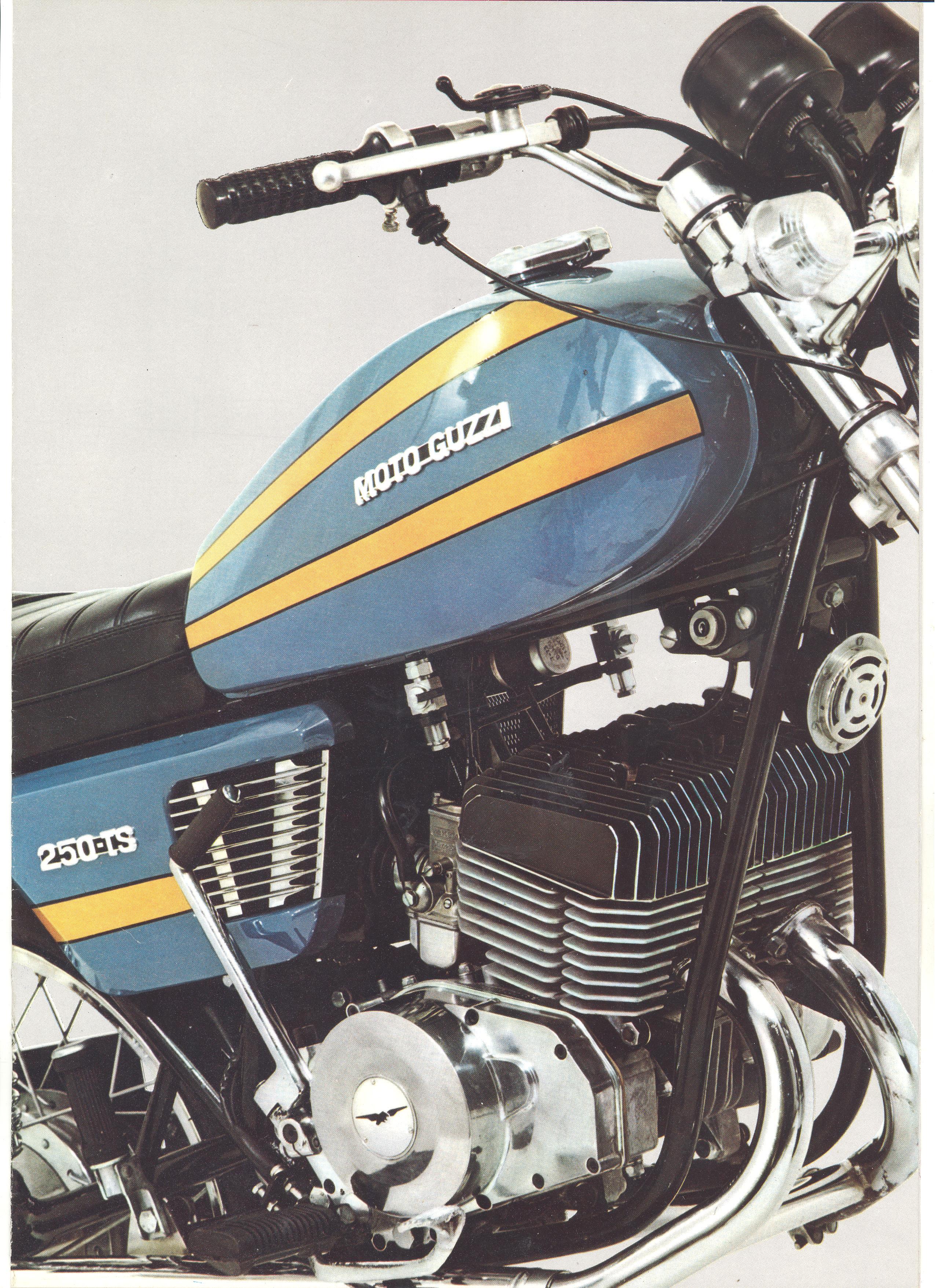 Moto Guzzi factory brochure: 250 TS