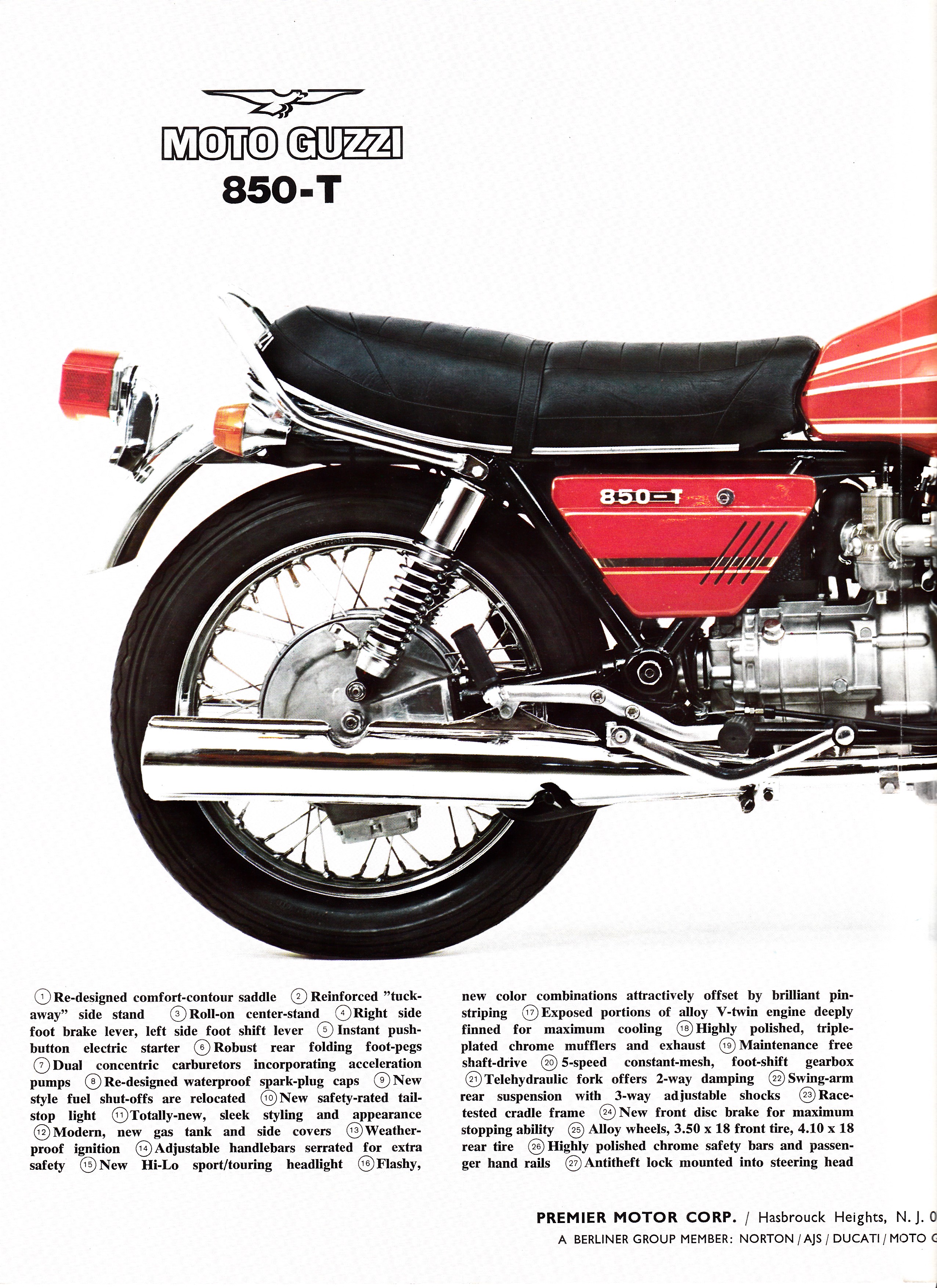 Brochure - Moto Guzzi 850 T