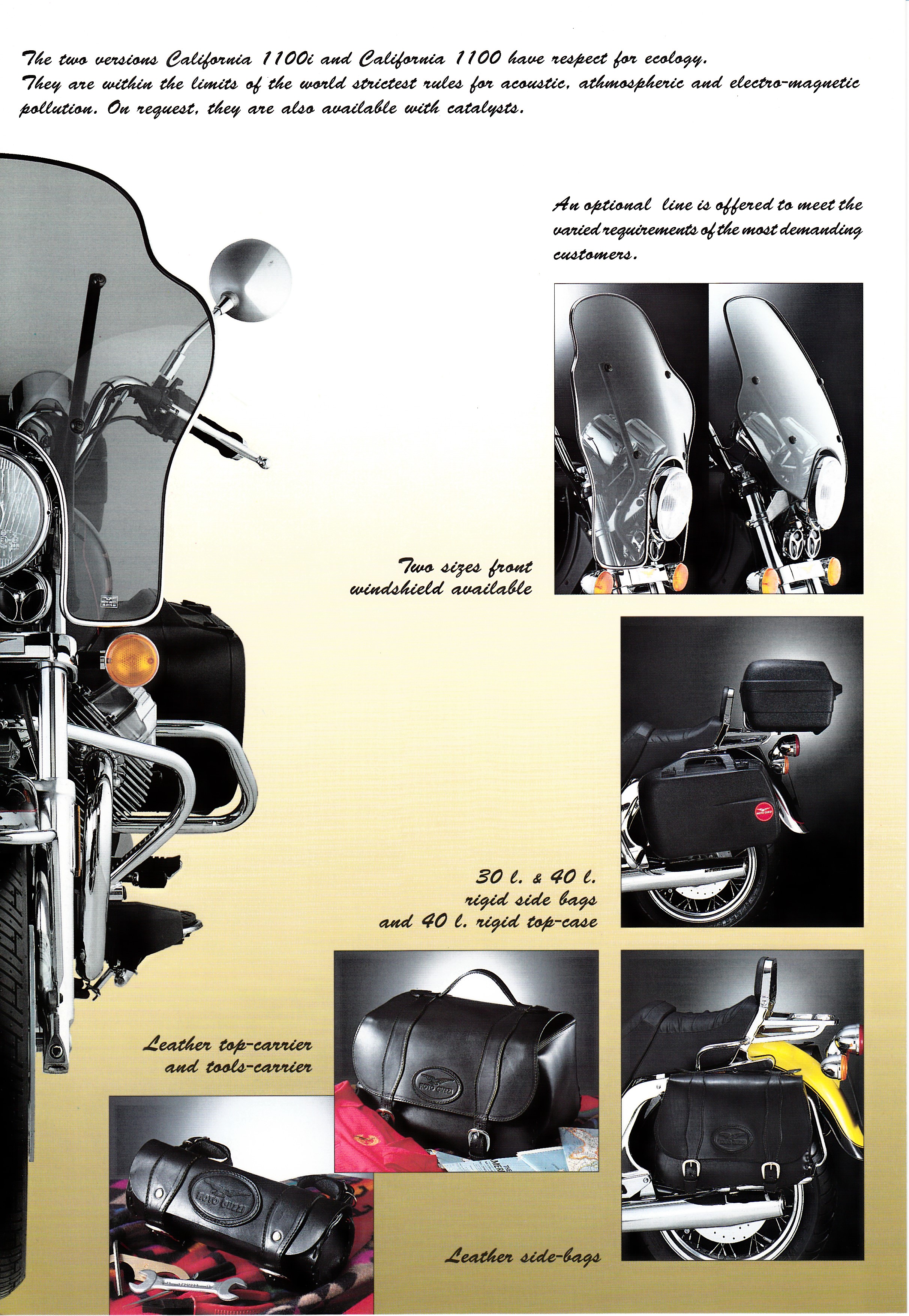 Moto Guzzi factory brochure: California 1100