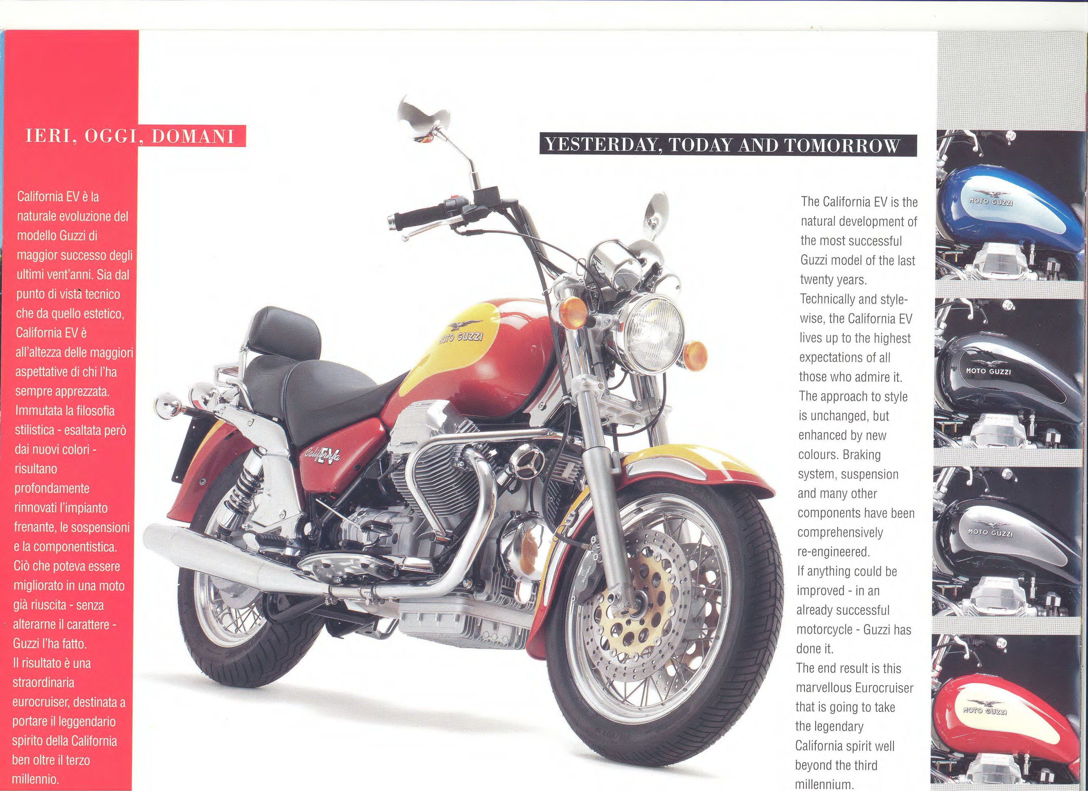 Moto Guzzi factory brochure: California EV