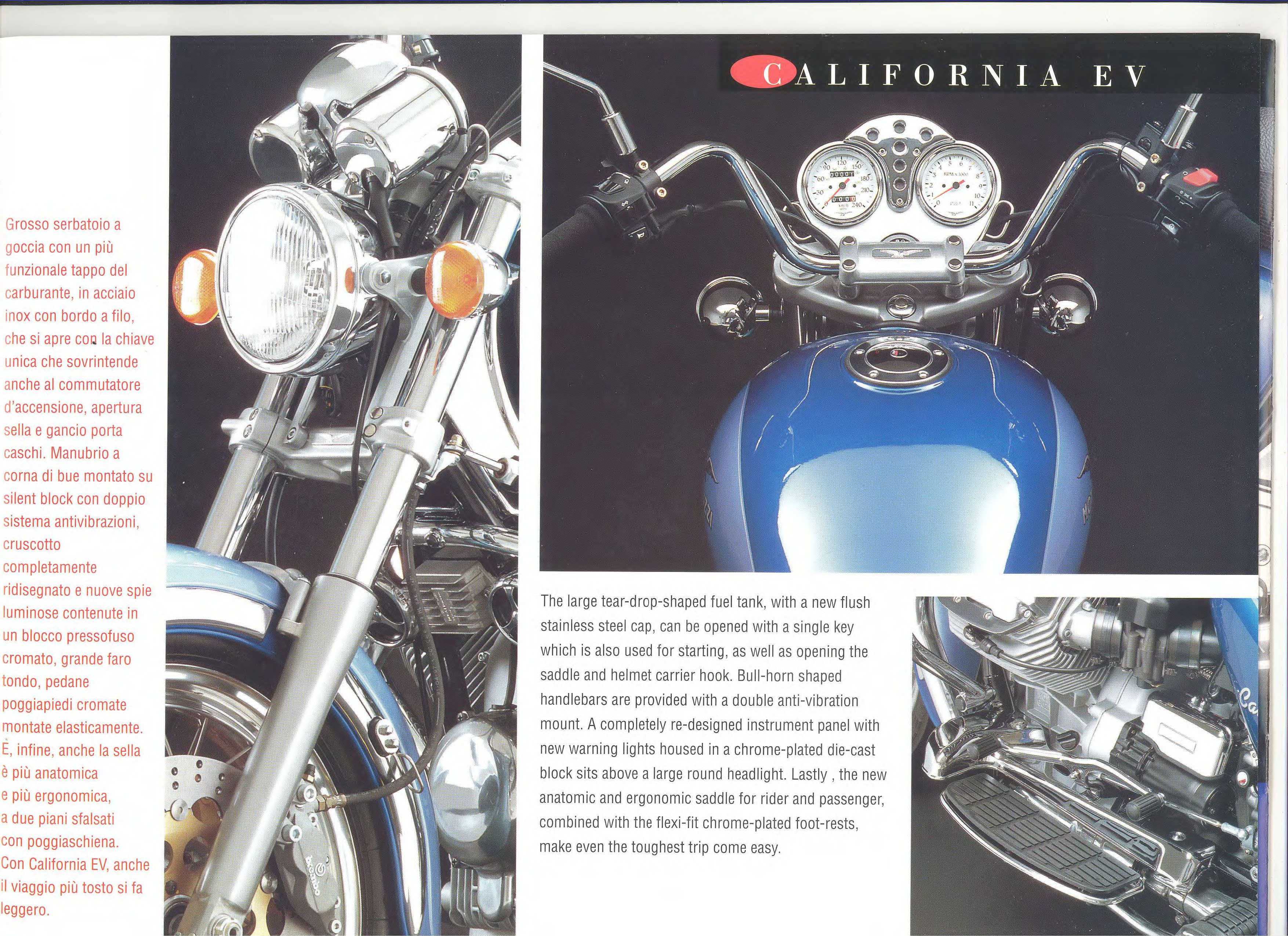 Moto Guzzi factory brochure: California EV