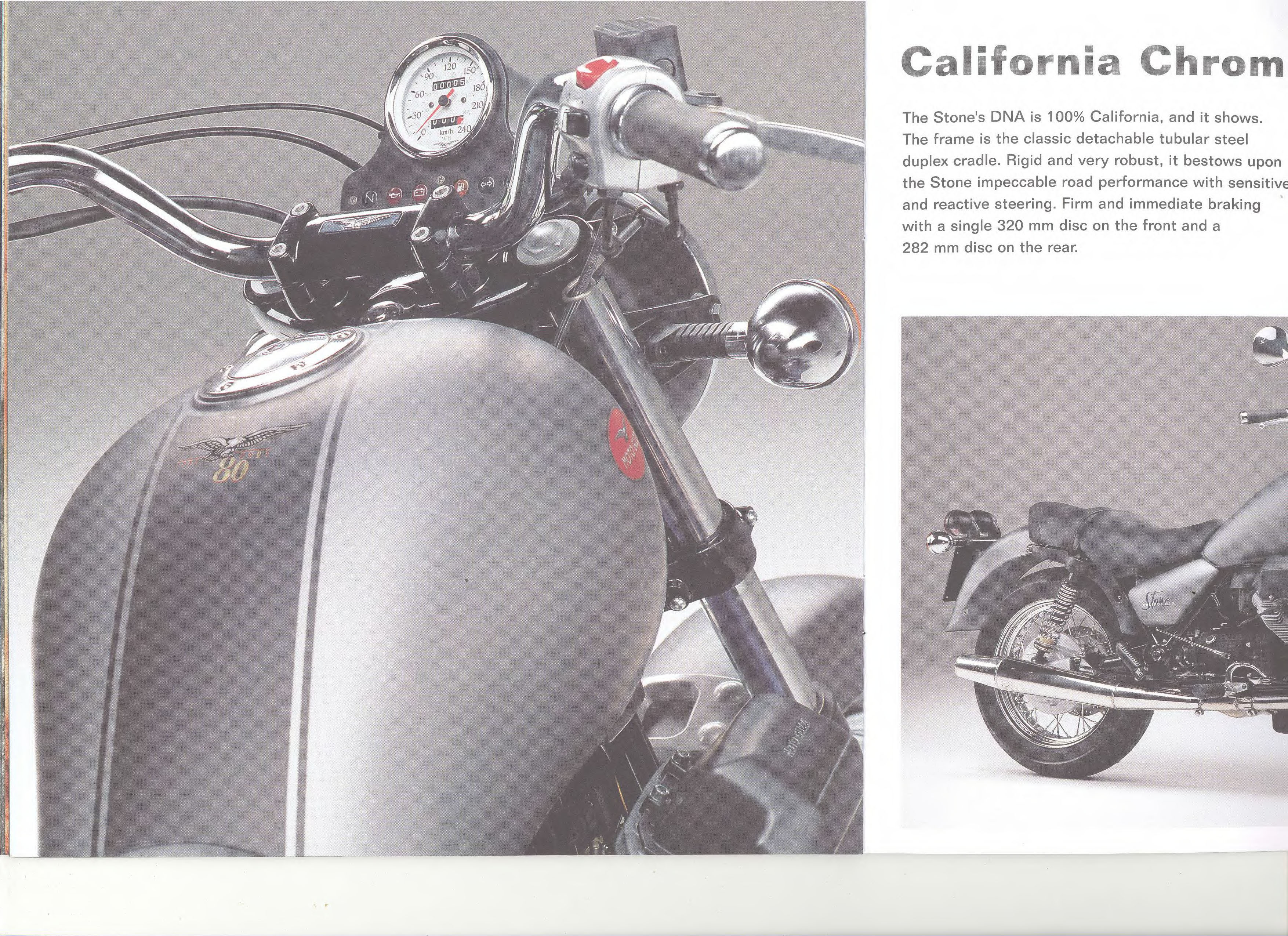 Moto Guzzi factory brochure: California Stone