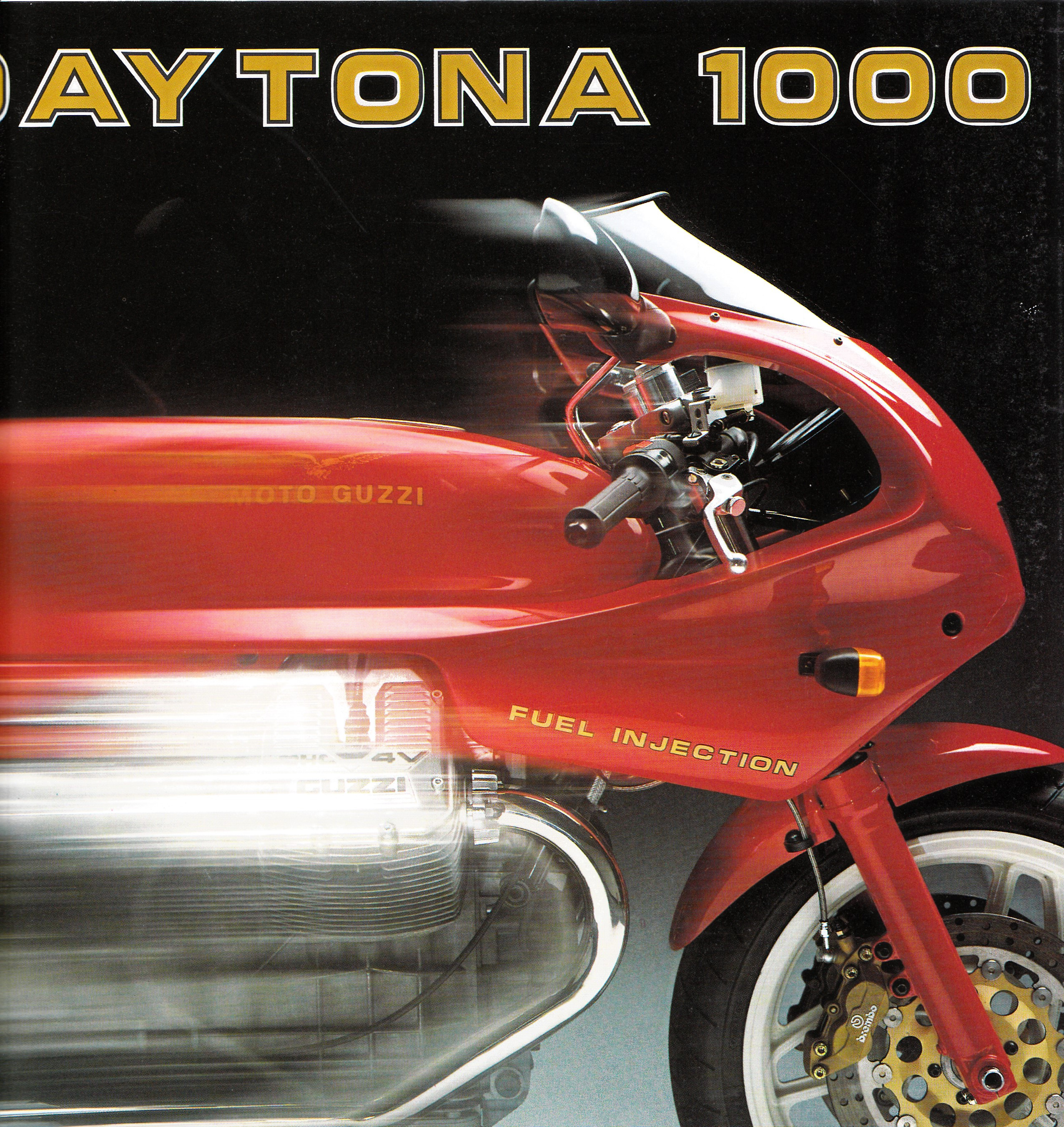 Brochure - Moto Guzzi Daytona 1000 (2 fold)