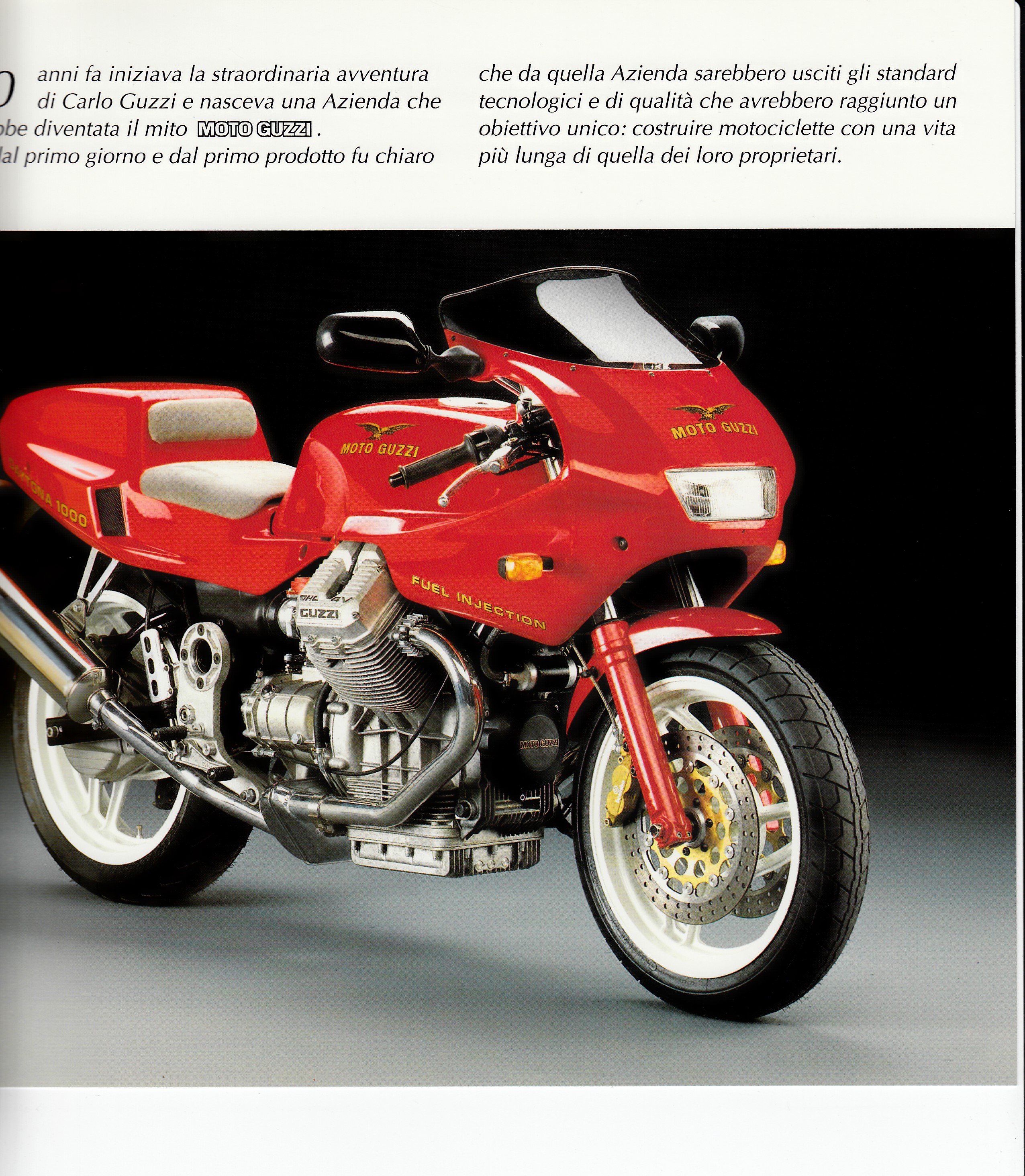 Brochure - Moto Guzzi Daytona 1000 (4 fold)