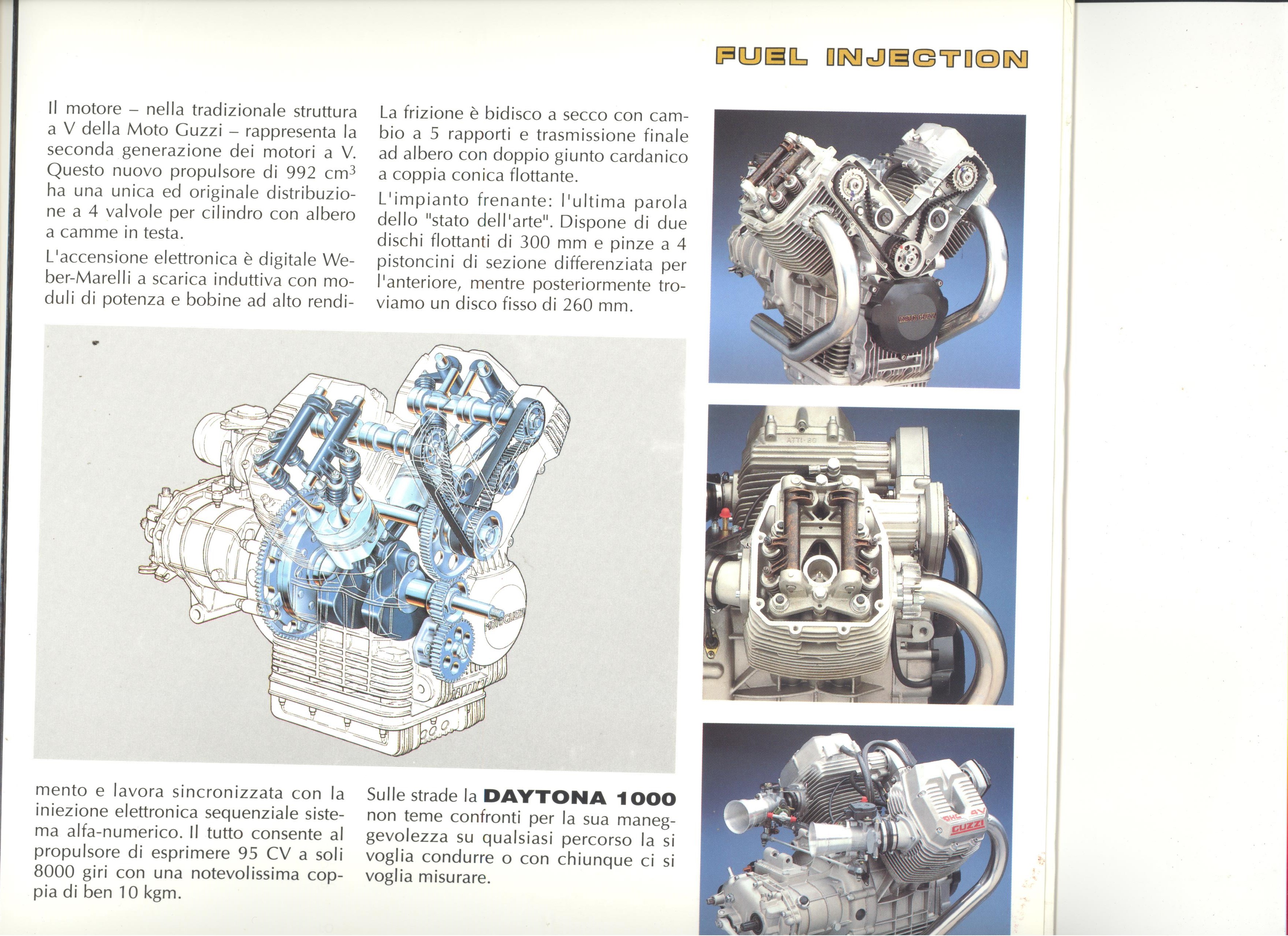 Moto Guzzi factory brochure: Daytona 1000