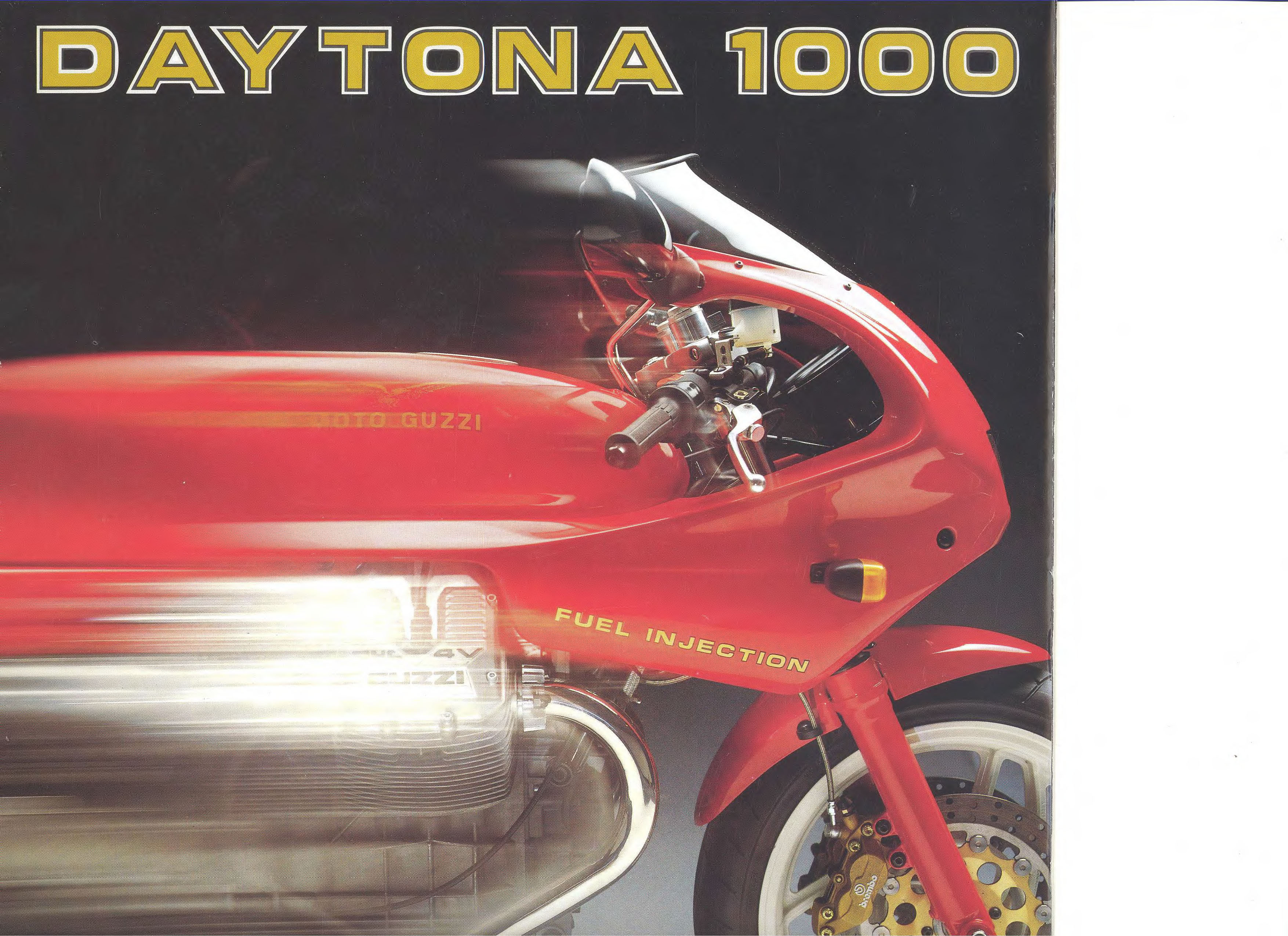 Moto Guzzi factory brochure: Daytona 1000