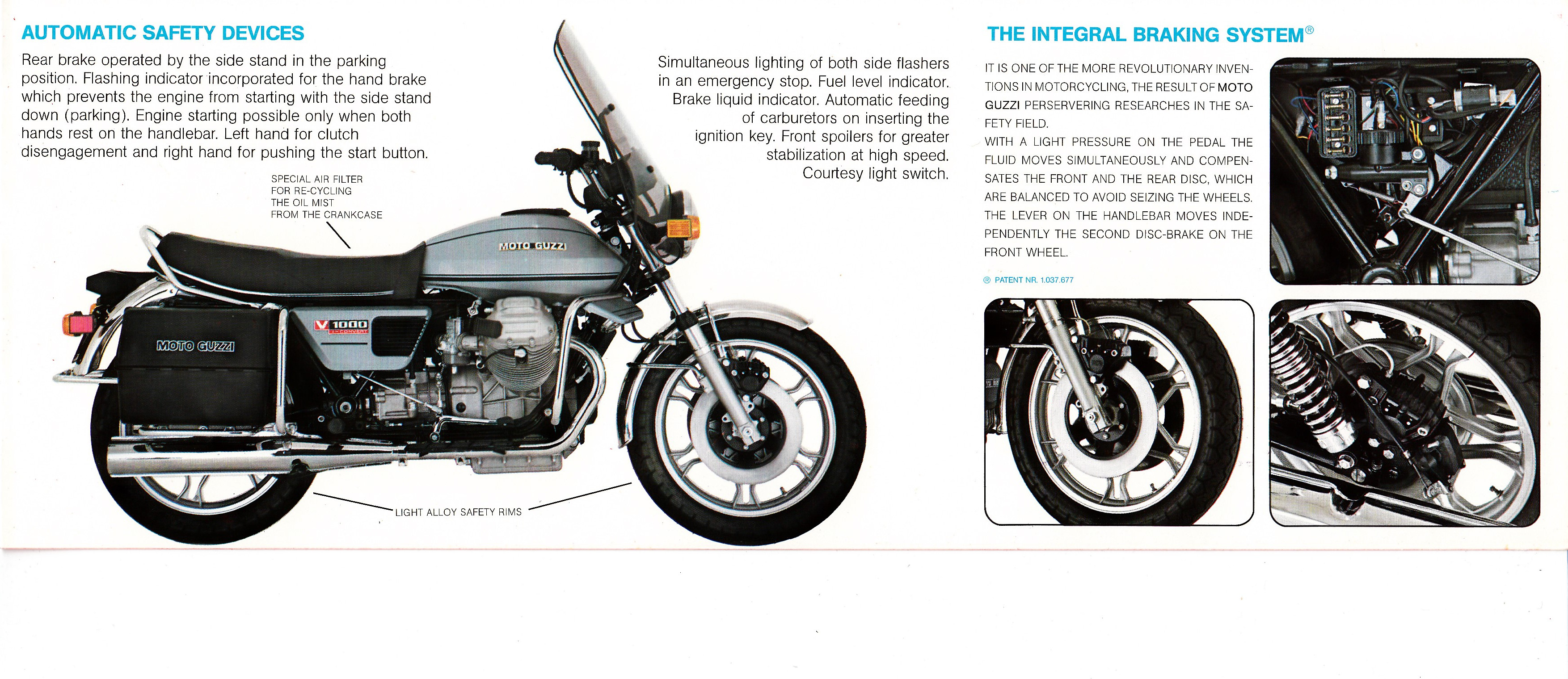 Brochure - Moto Guzzi V1000 I-Convert (folded style brochure)