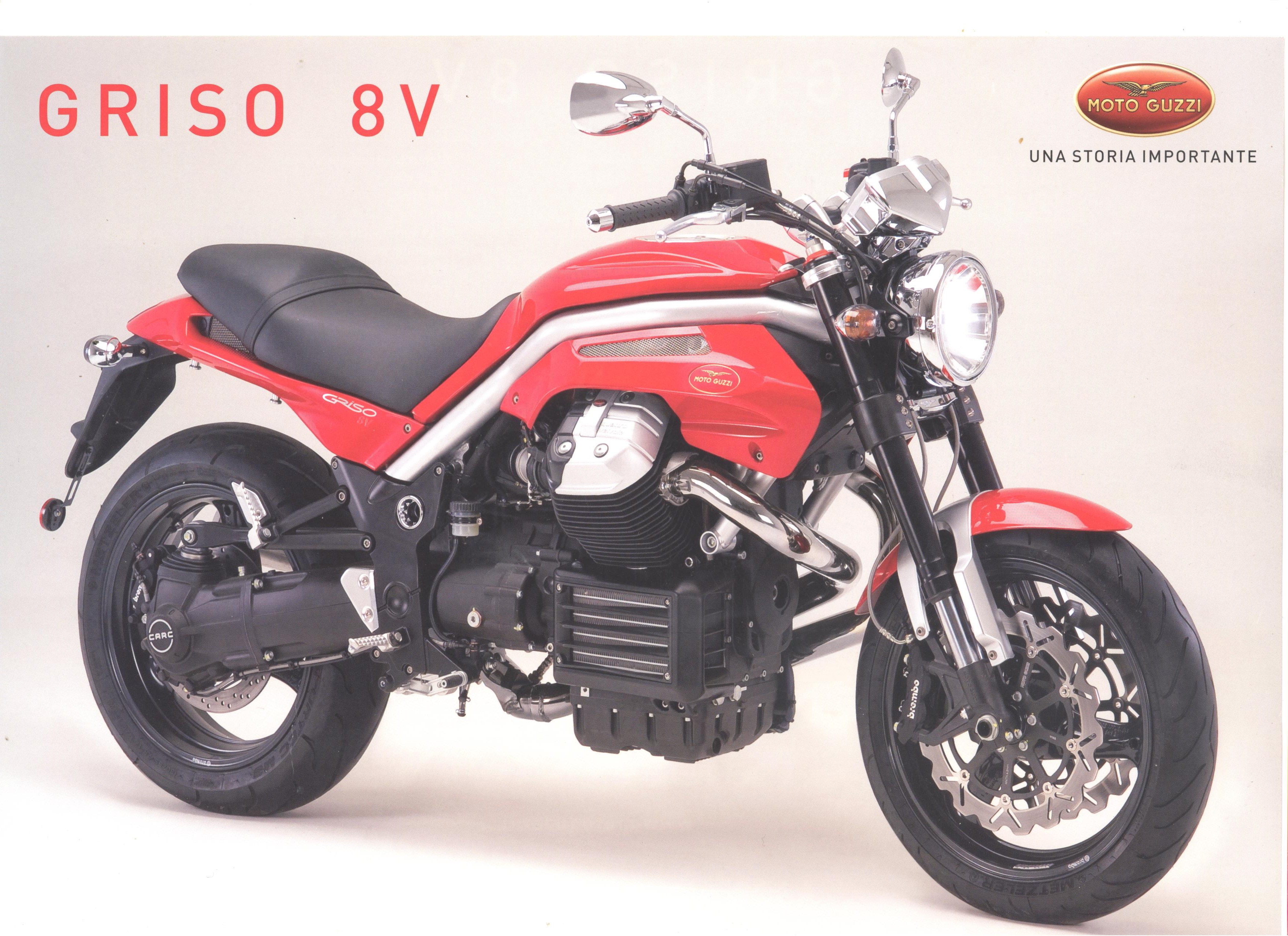 Moto Guzzi factory brochure: Griso 8V