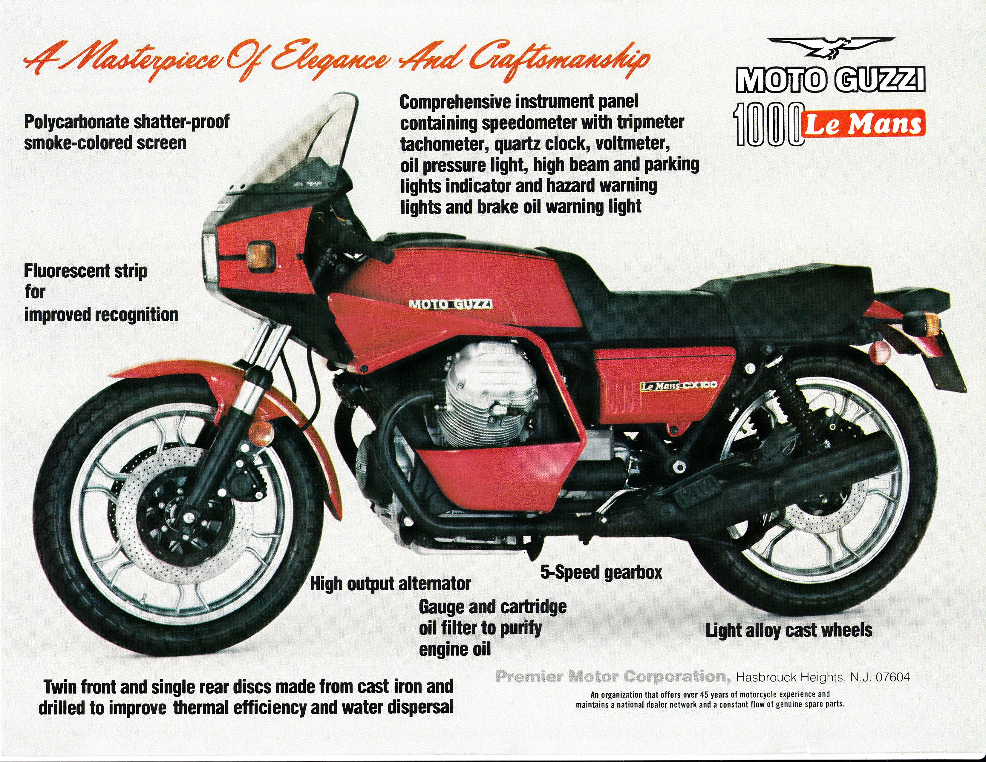 Brochure - Moto Guzzi Le Mans CX 100