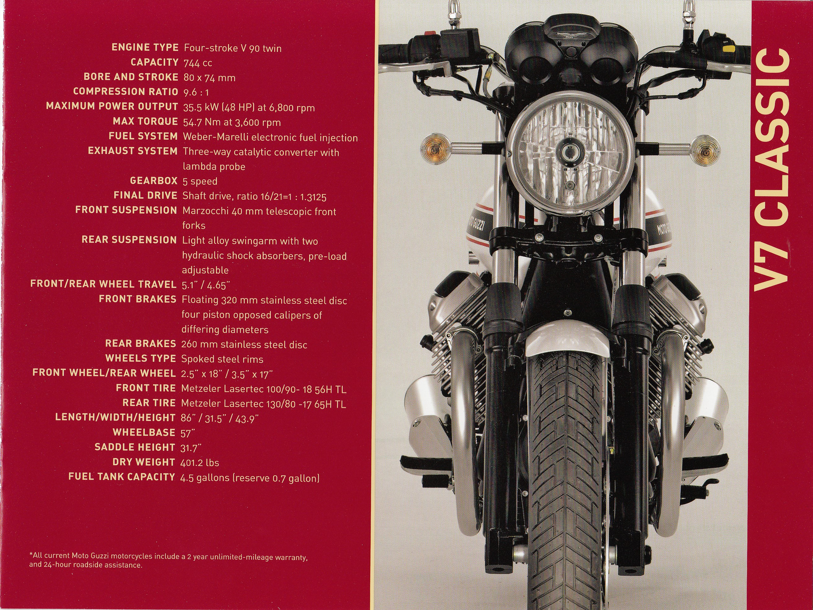 Brochure - Moto Guzzi model range 2009