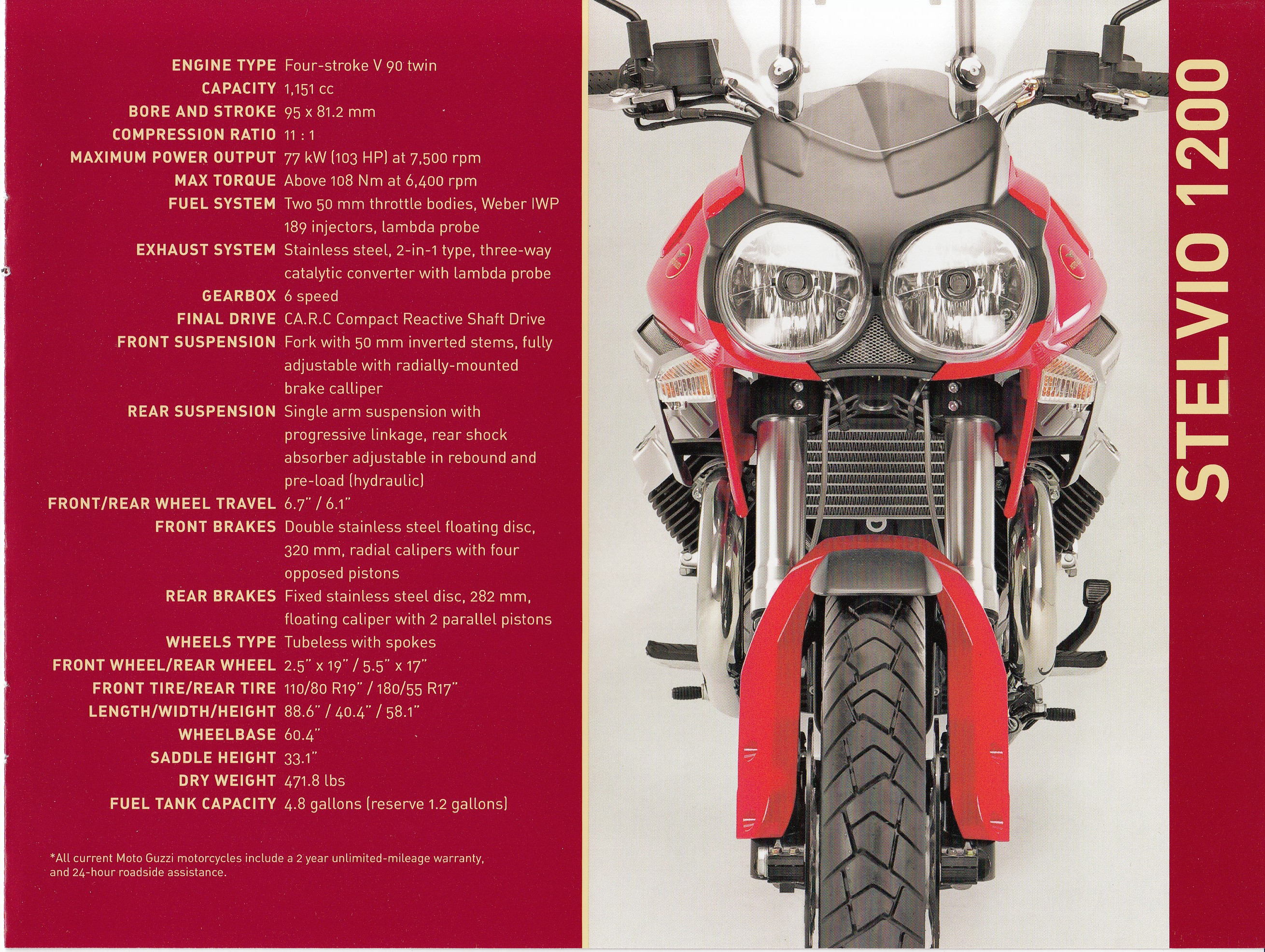 Brochure - Moto Guzzi model range 2009