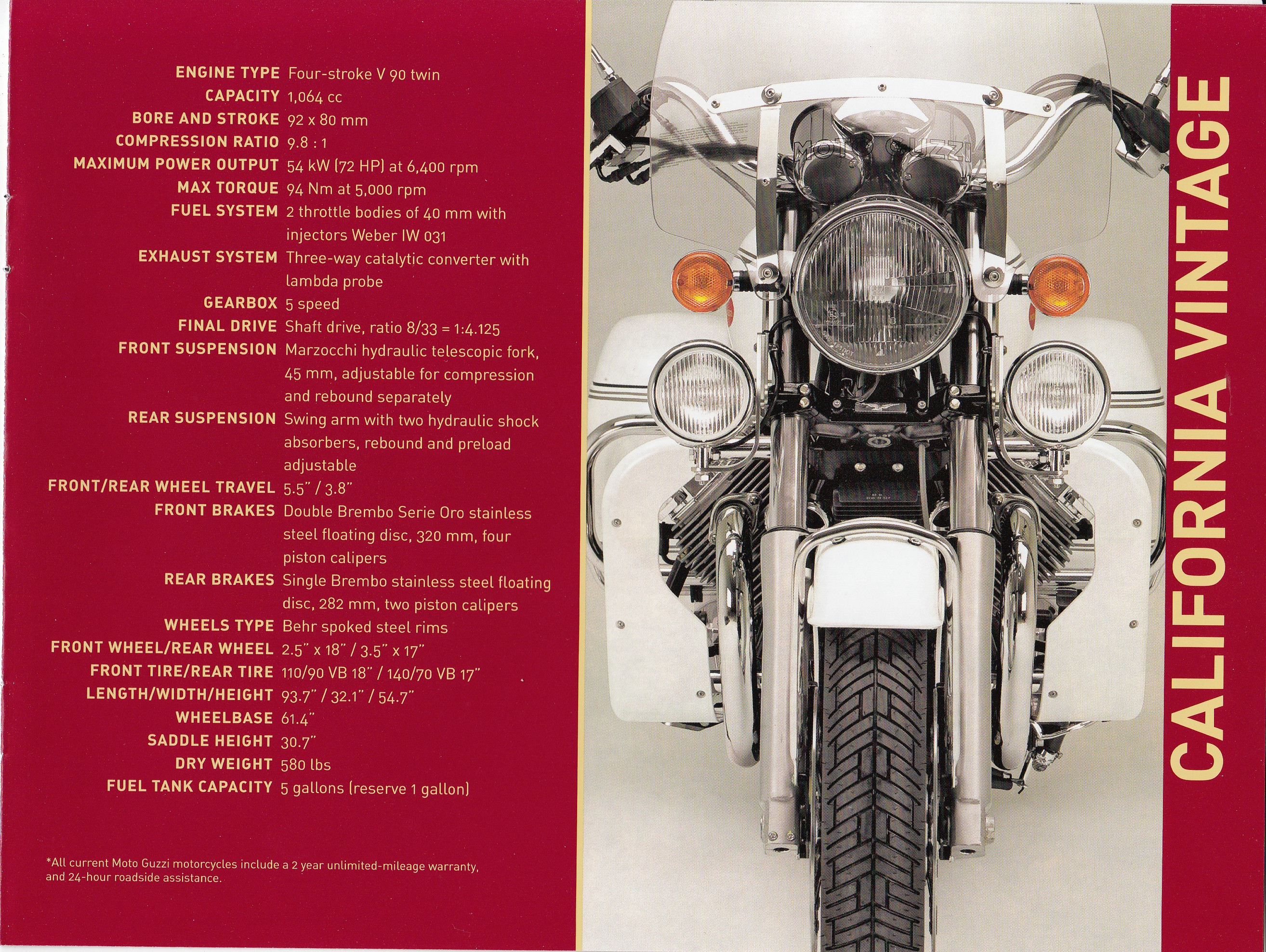 Brochure - Moto Guzzi model range 2009