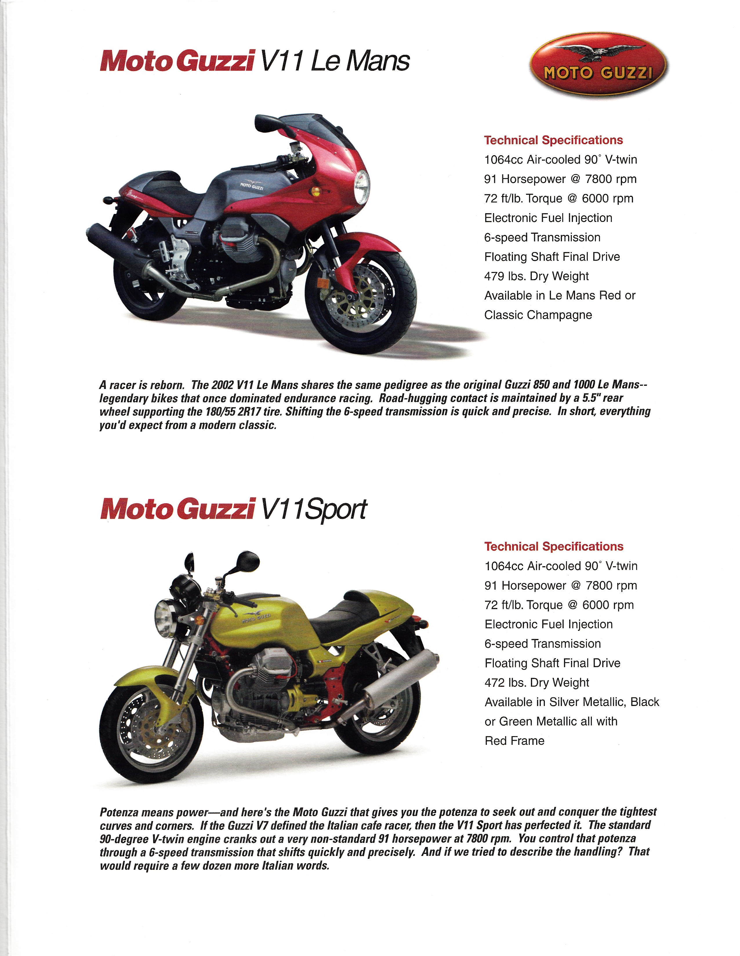 Brochure - Moto Guzzi 2000