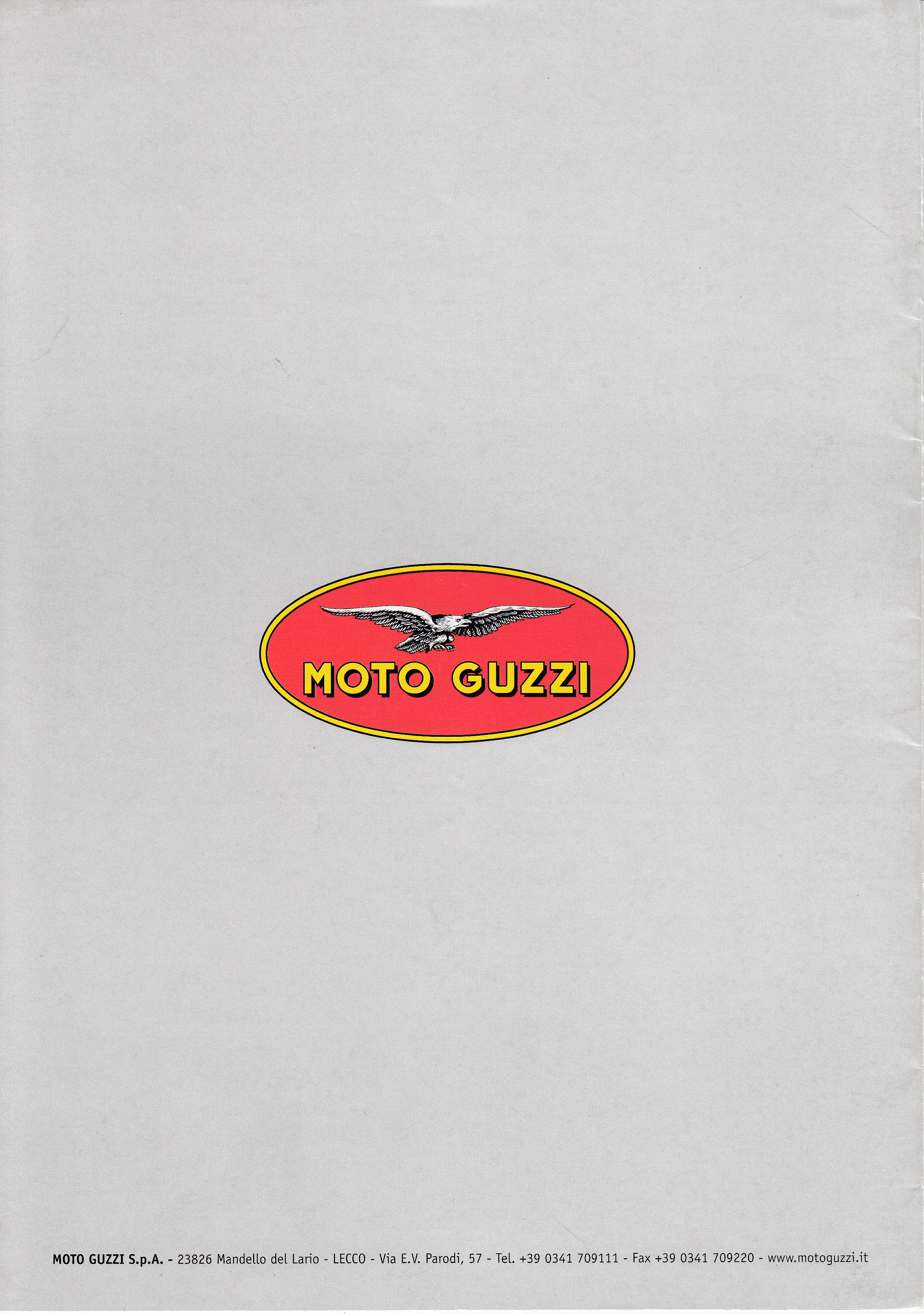 Brochure - Moto Guzzi Collezione