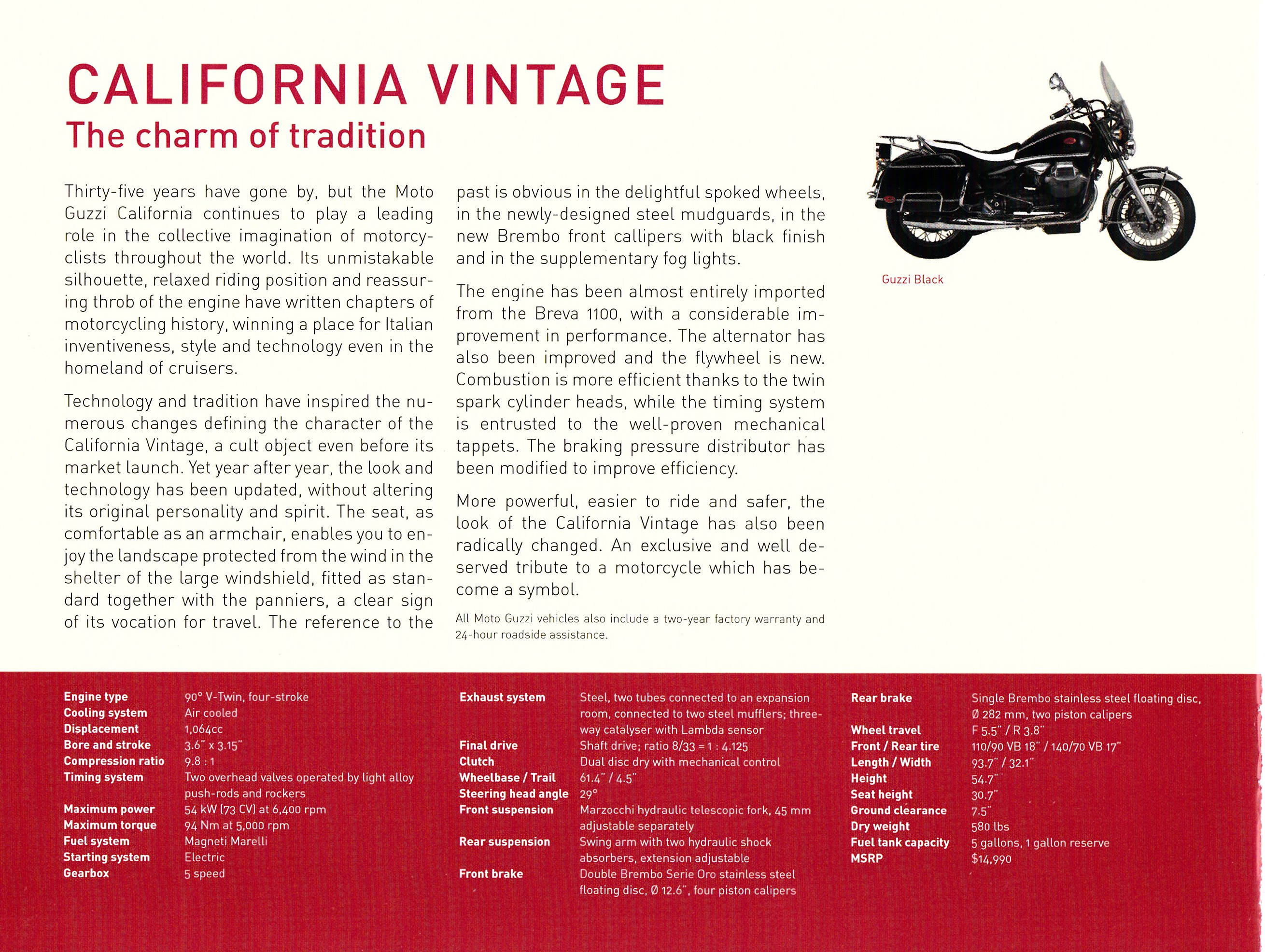 Brochure - Moto Guzzi Model Range 2007