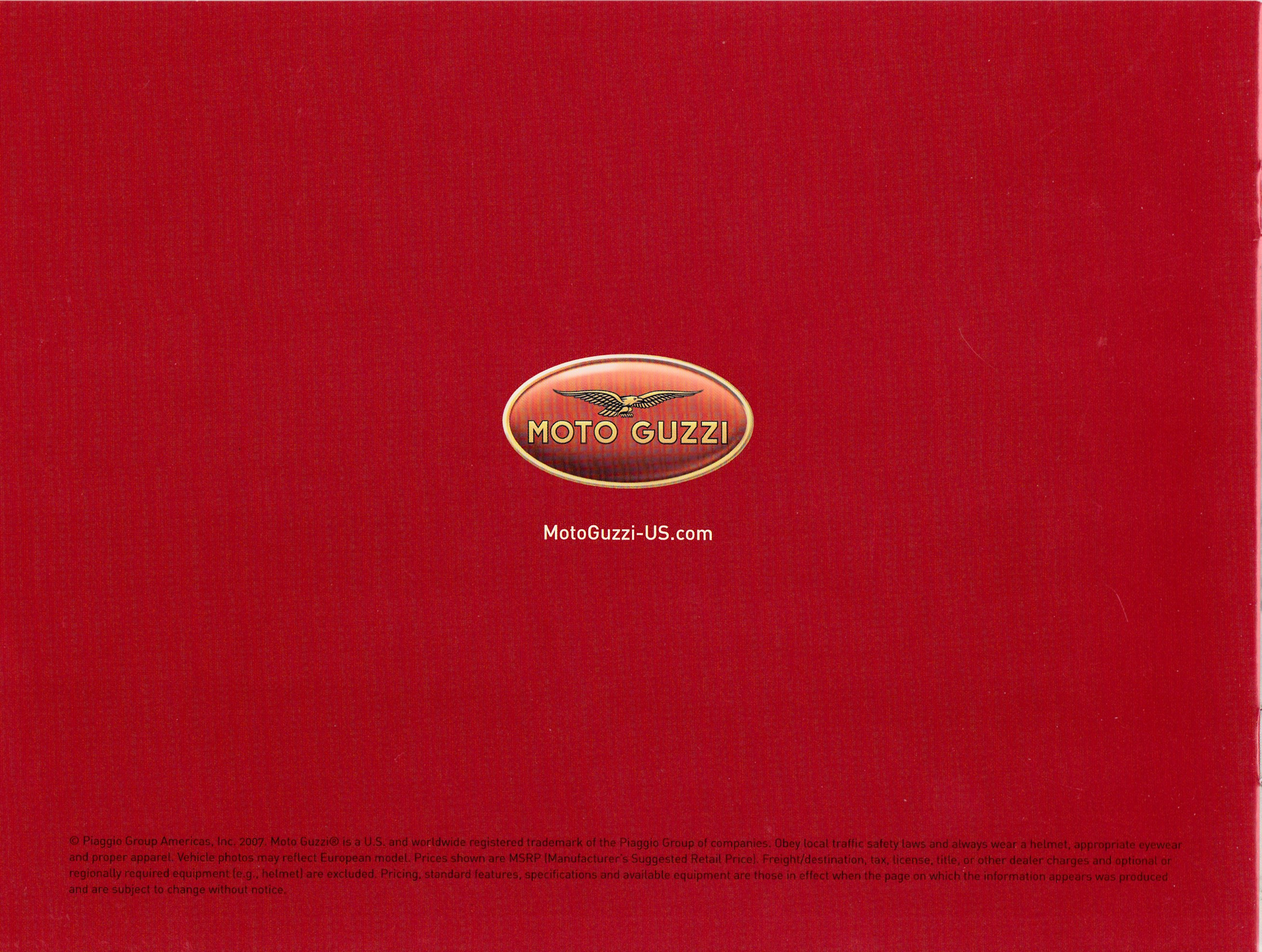 Brochure - Moto Guzzi Model Range 2007