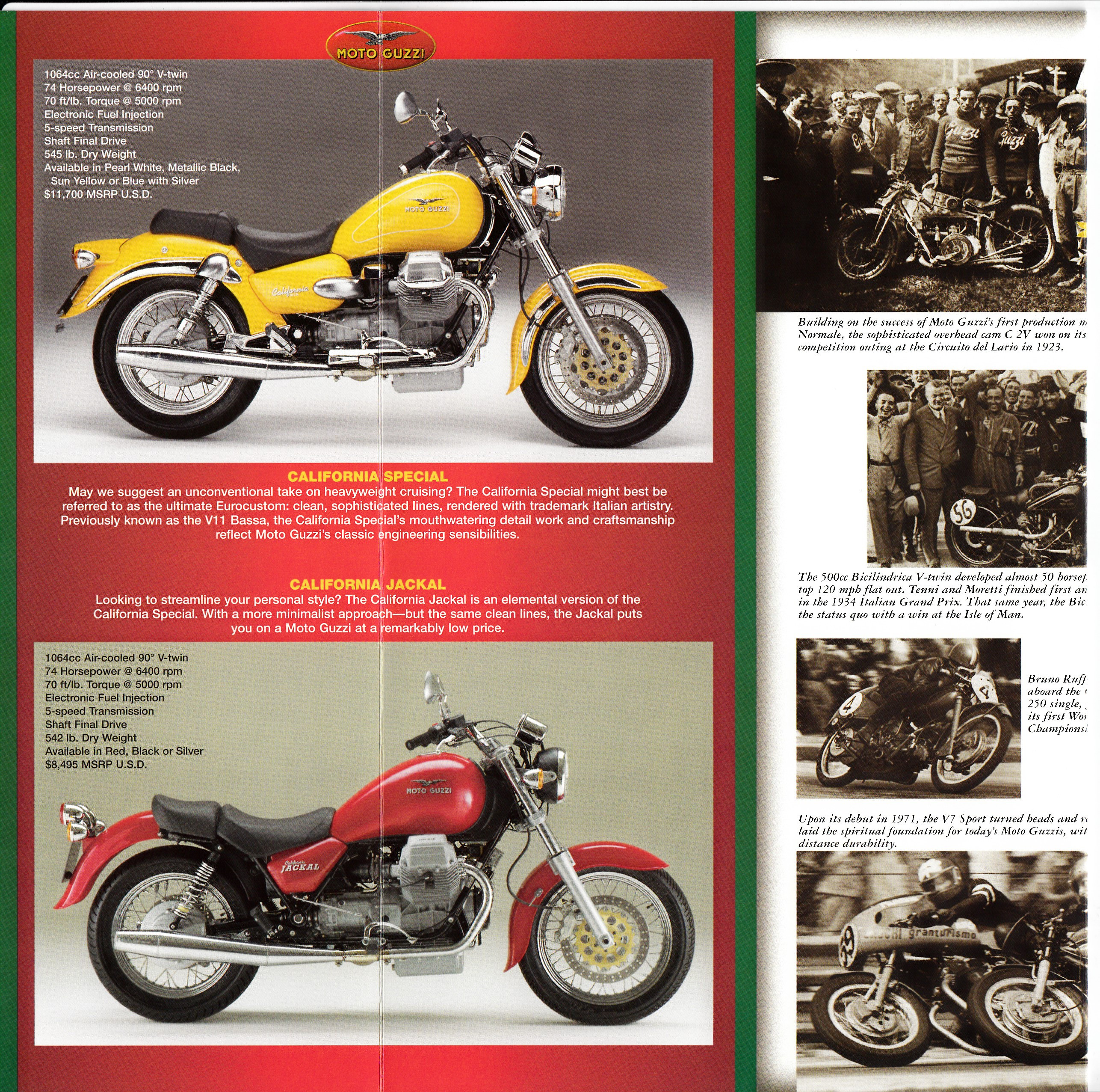 Brochure - Moto Guzzi Museo Della Moto Guzzi (1999)