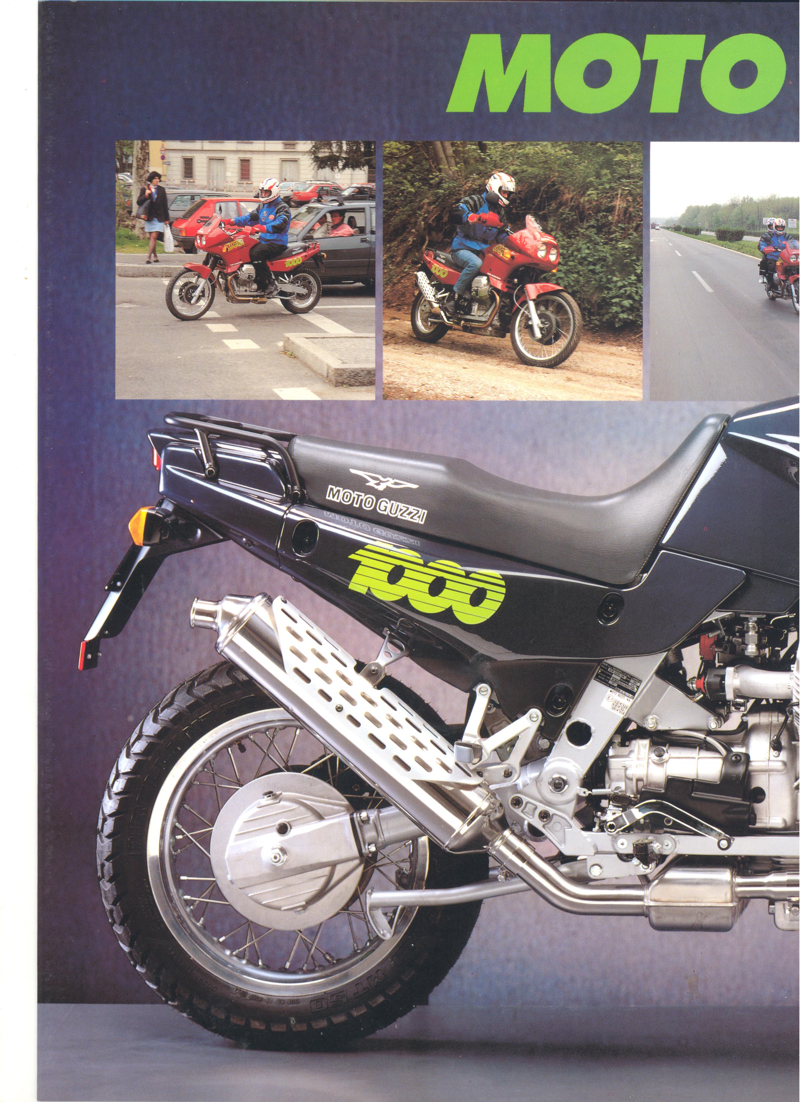 Moto Guzzi factory brochure: Quota 1000