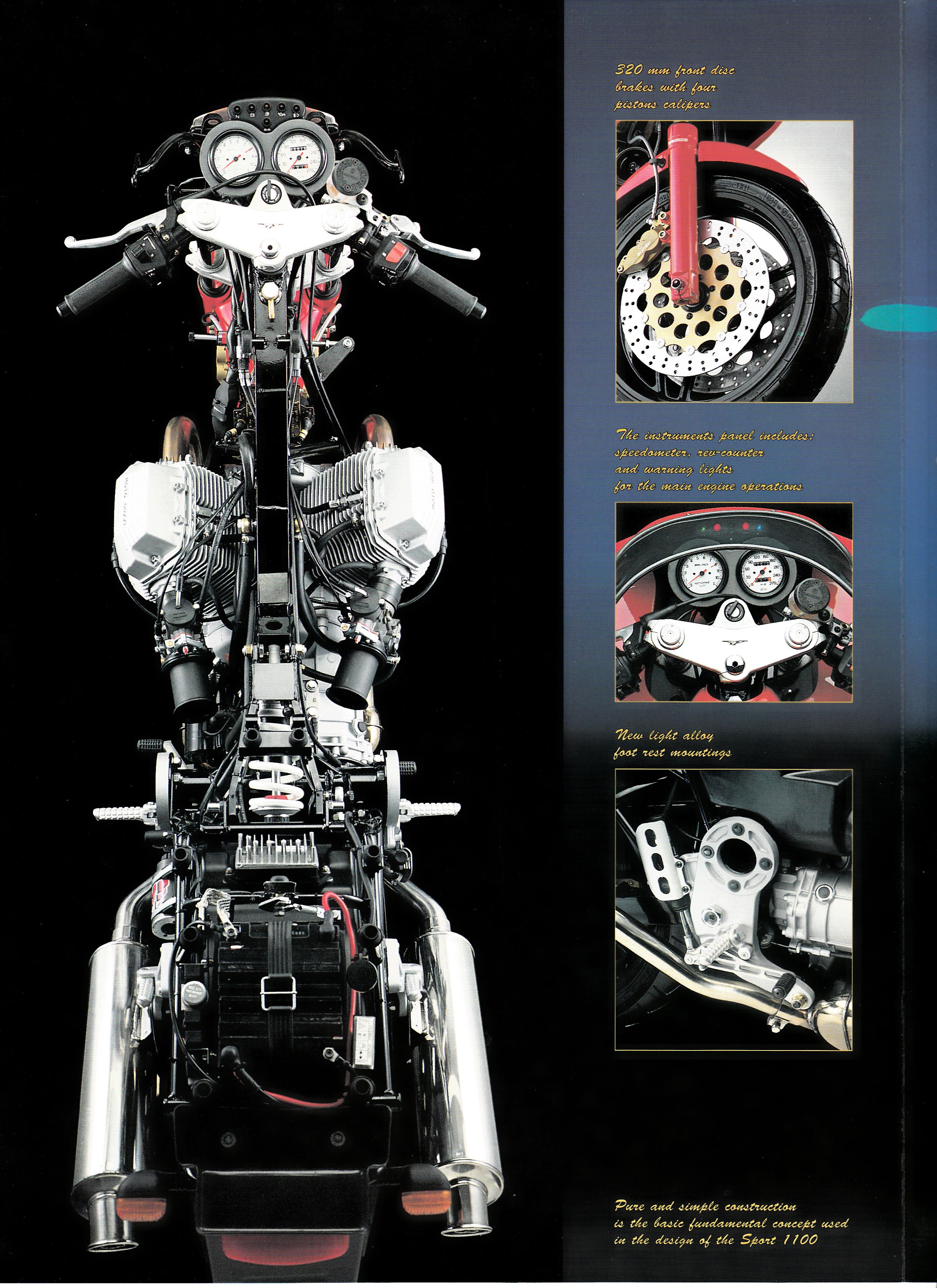 Moto Guzzi factory brochure: Sport 1100