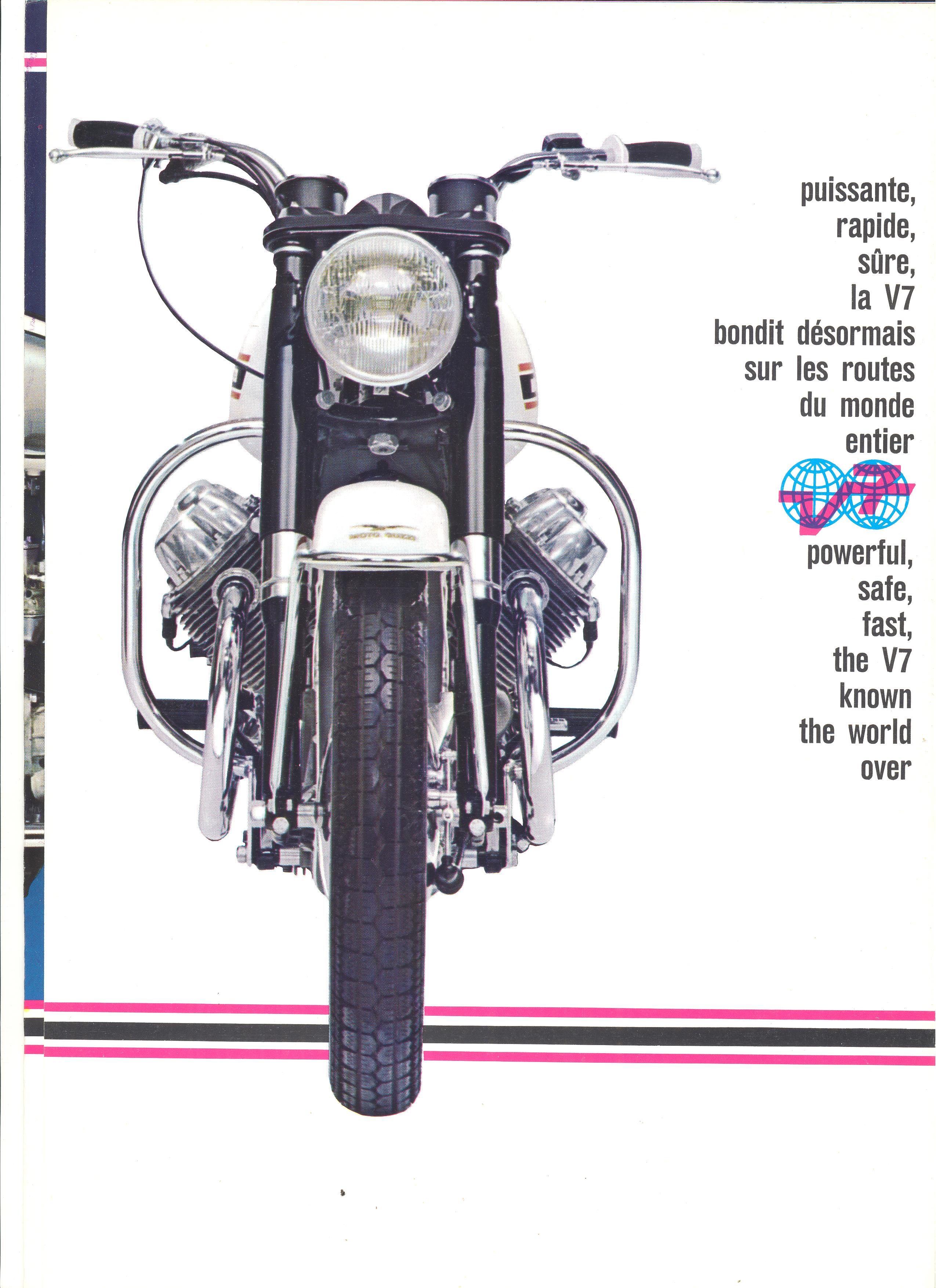 Moto Guzzi factory brochure: V7 Special