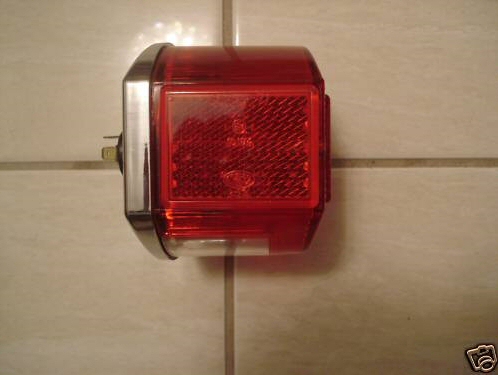 CEV 9350 tail light as used on some of the Moto Guzzi 850 GT, 850 GT California, Eldorado, and 850 California Police motorcycles.