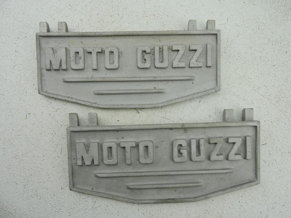 Custom footboards cast for Warren Cox for the Moto Guzzi V700, V7 Special, Ambassador, 850 GT, 850 GT California, Eldorado, 850 California Police.