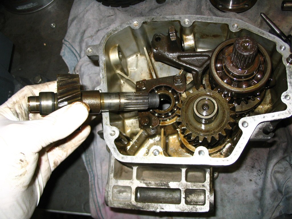 Remove the input shaft.