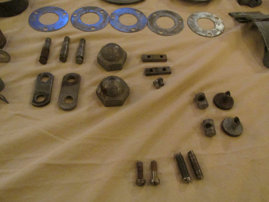 Parts to be zinc plated.