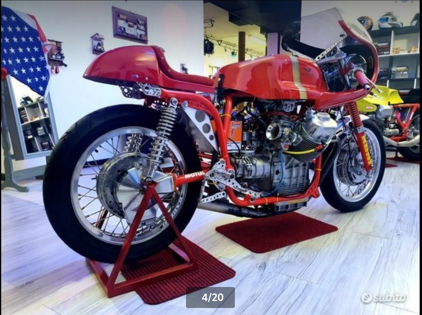 Moto Guzzi custom V7 Loopframe