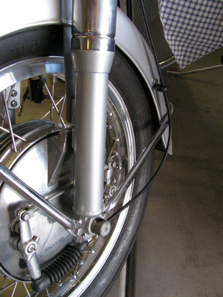 Front forks.