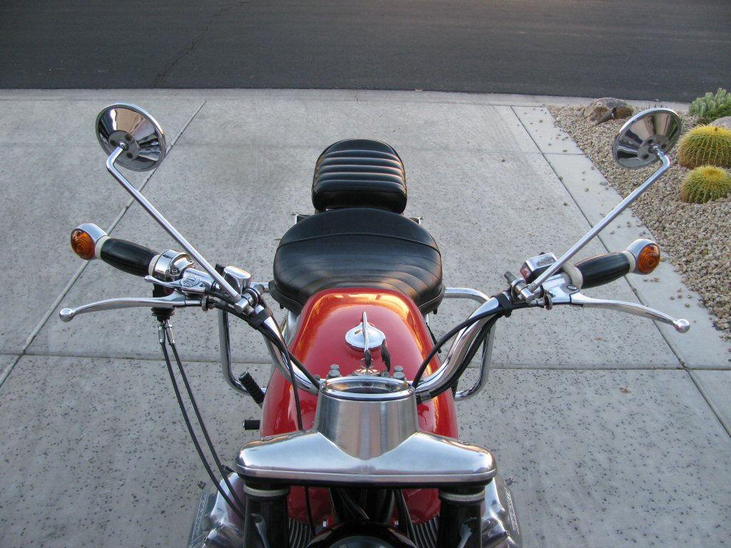 Robert Scharf's Moto Guzzi V700.