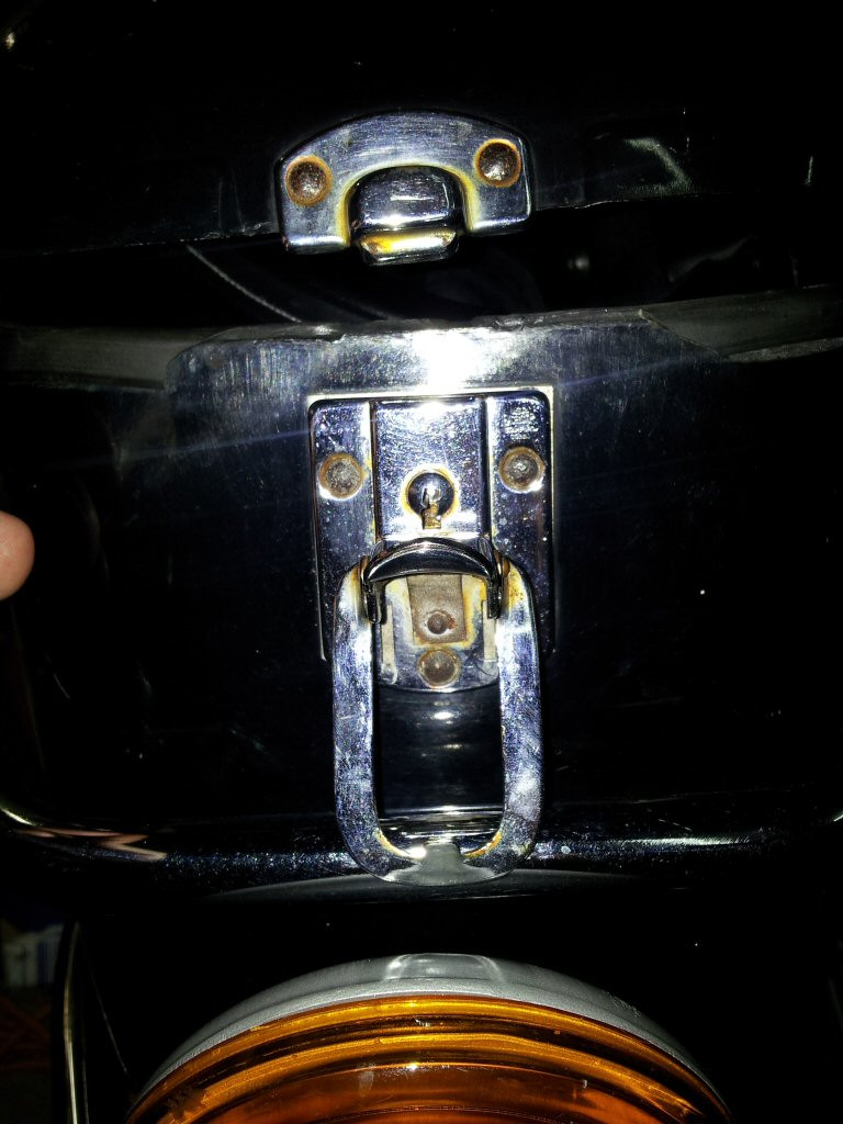 Shoei saddlebag latches.