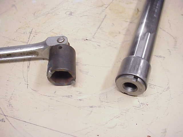 Moto Guzzi special tool for the bottom fork bushing on the fork tube.