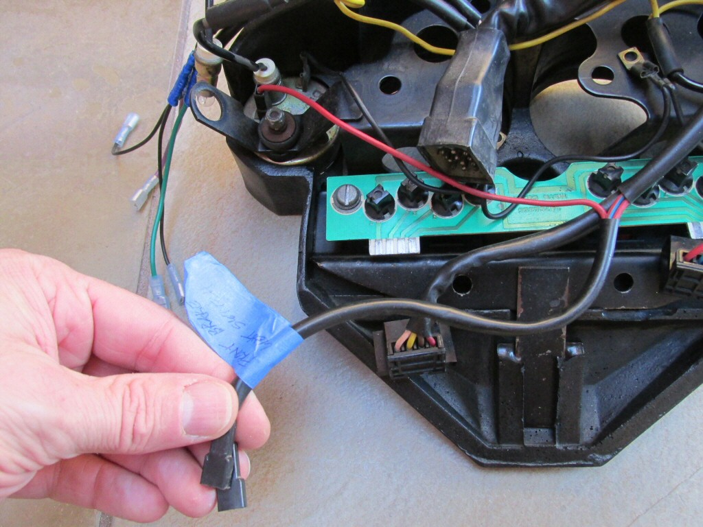 Dash wiring for a Moto Guzzi Le Mans CX 100 (MG# 14747255).