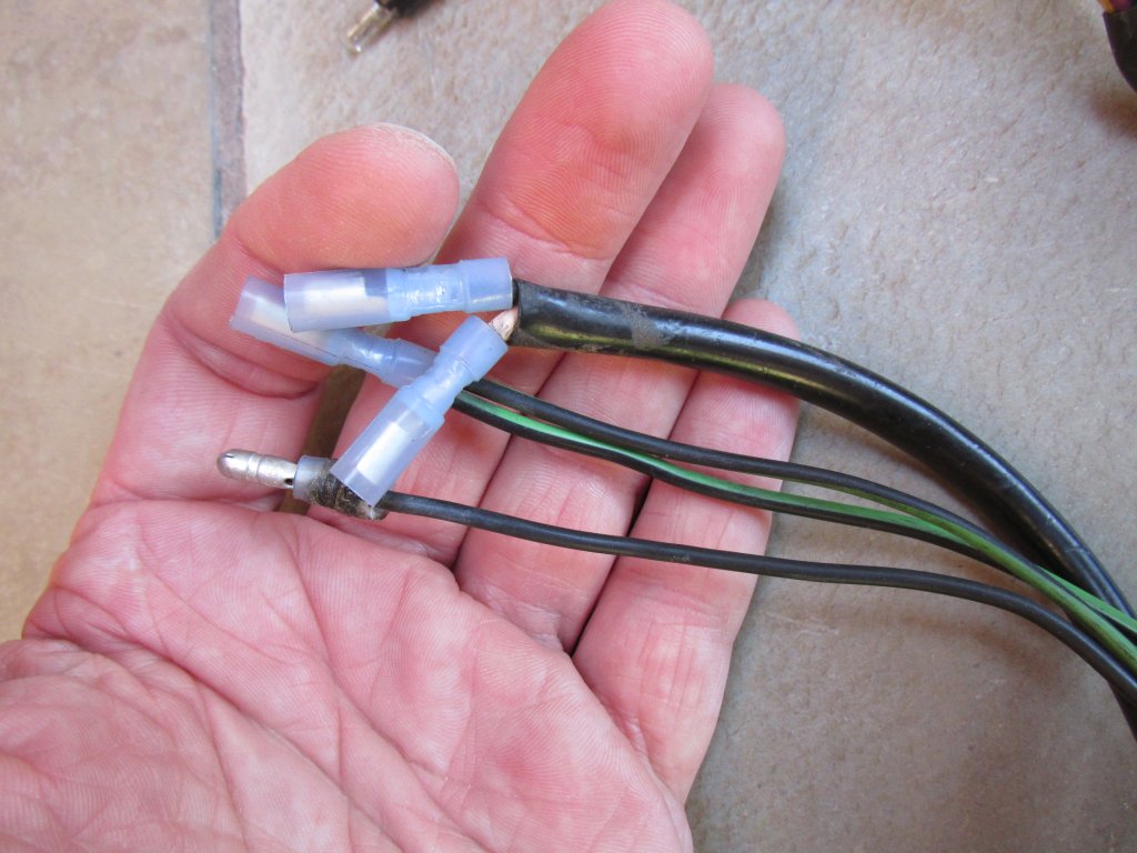 Dash wiring for a Moto Guzzi Le Mans III (MG# 28747250).