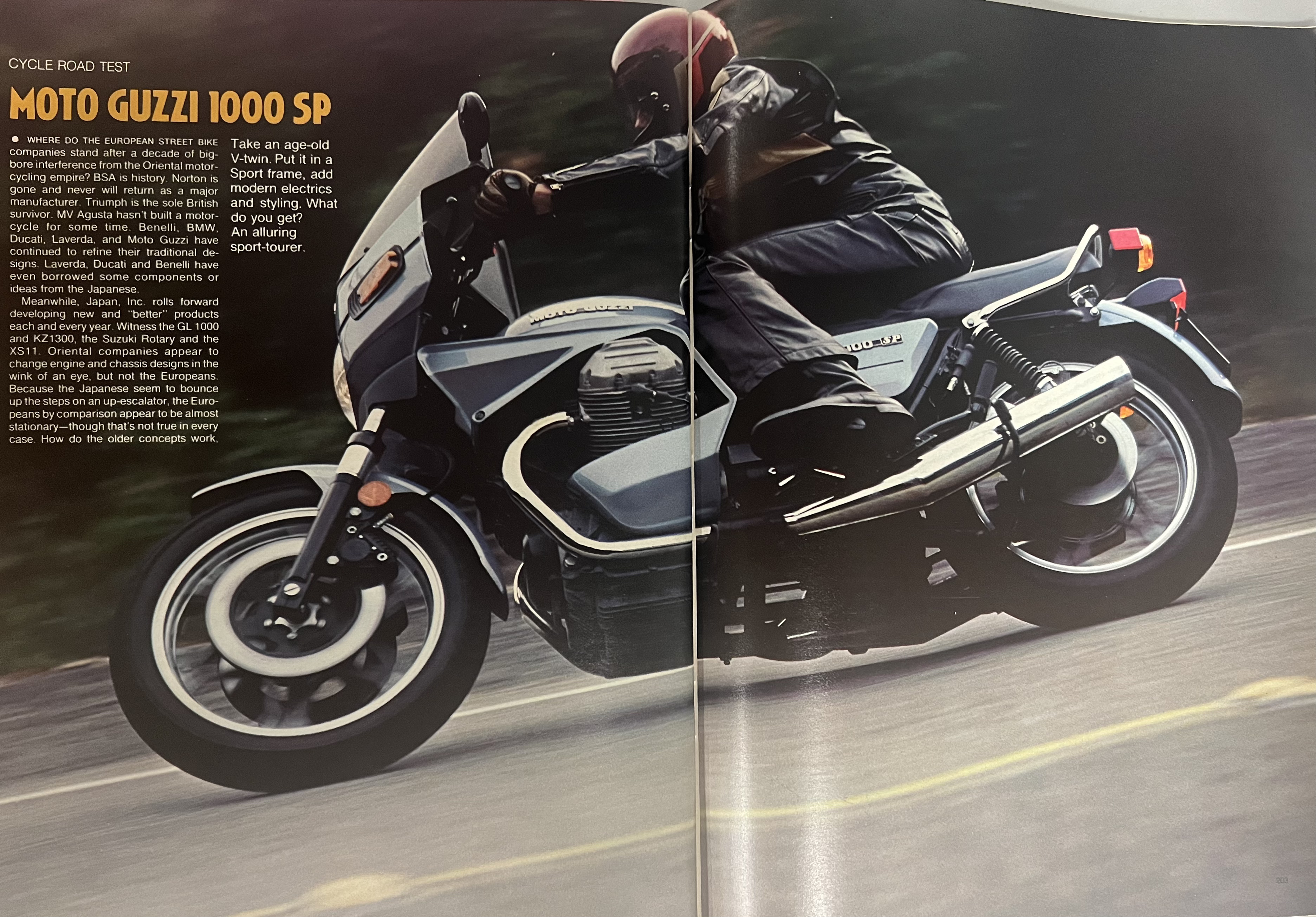 Article - Cycle (1979 April) Moto Guzzi 1000 SP