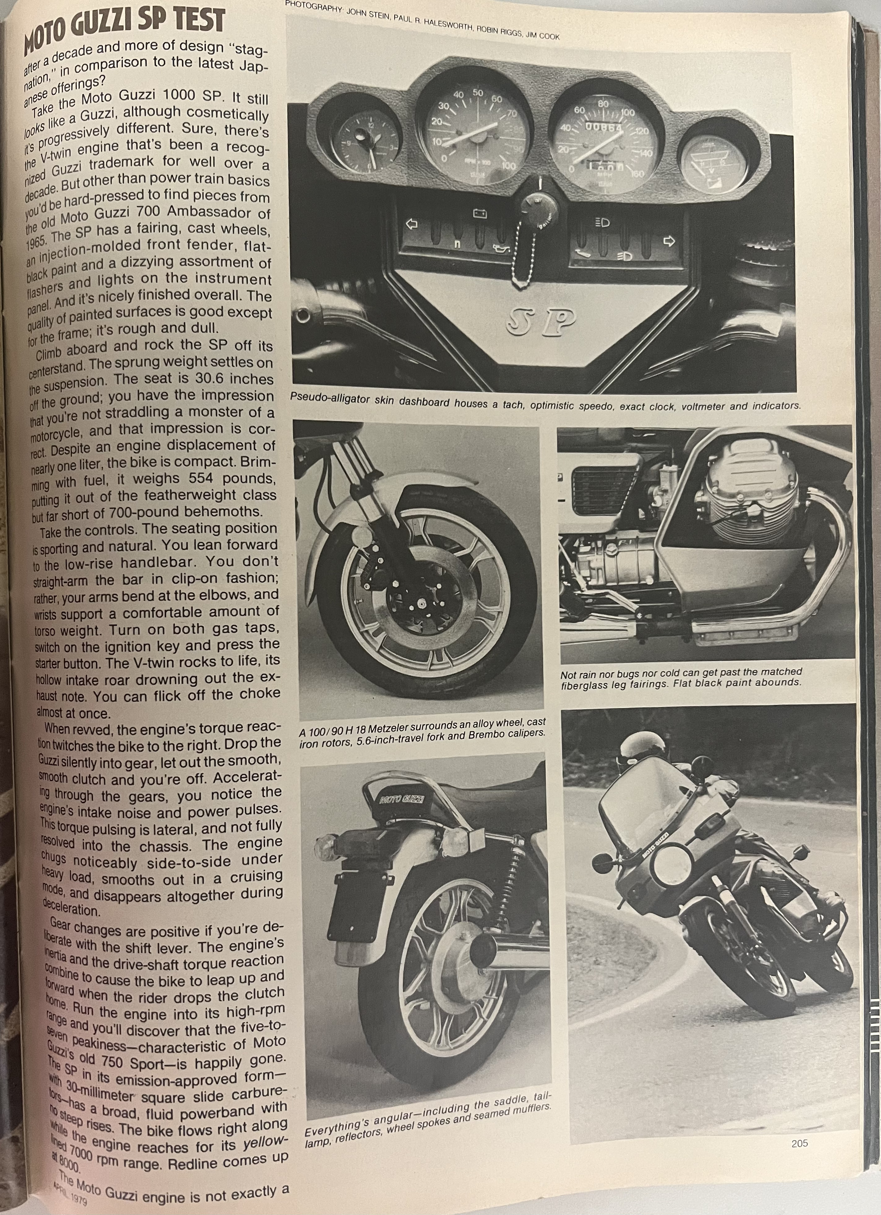 Article - Cycle (1979 April) Moto Guzzi 1000 SP