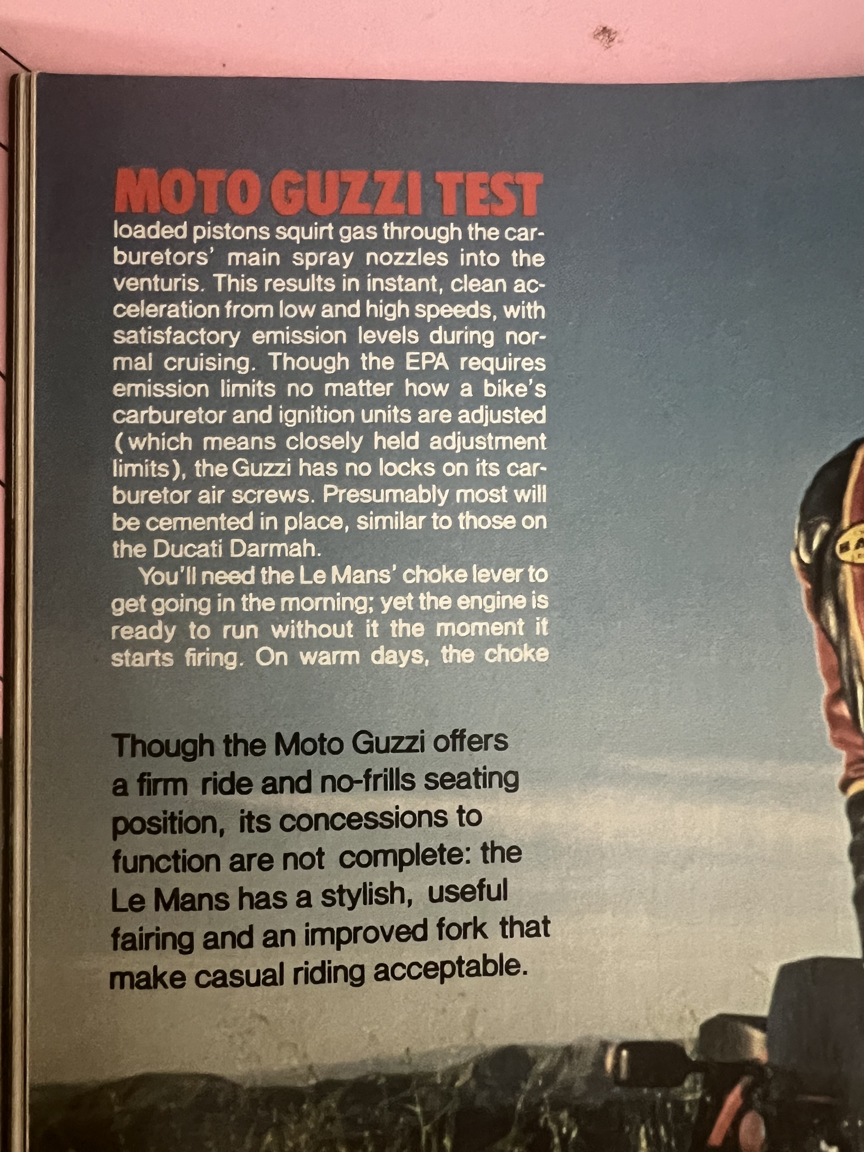 Article - Cycle (1980 July) Moto Guzzi Le Mans CX100